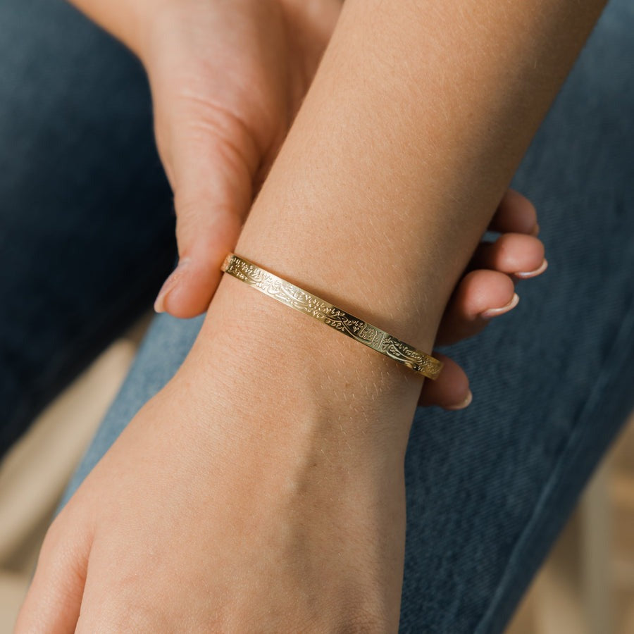 Collier Lune | Éclat Céleste™ + Bracelet | Noor Al-Qalb