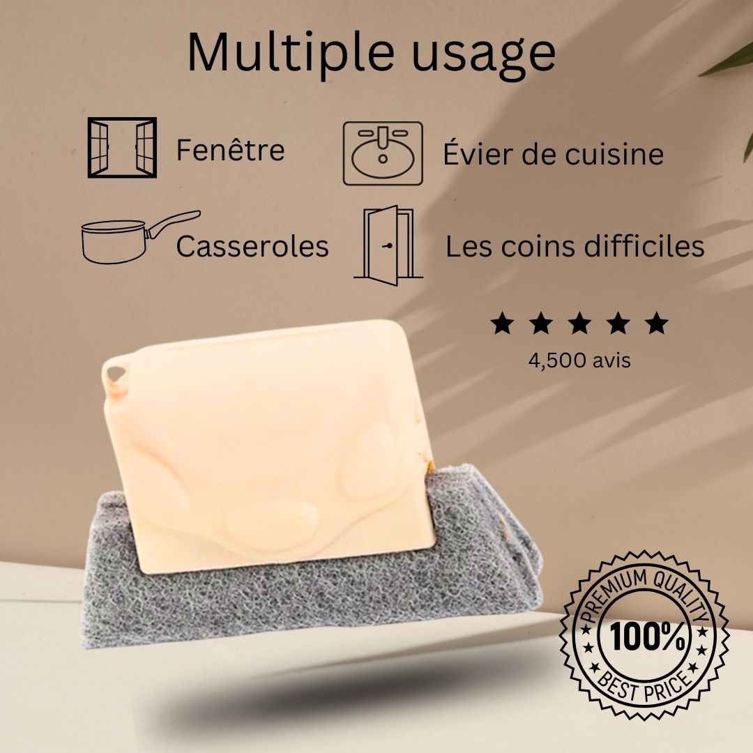 Brosse | CleanEase™ + Pack de Mousse offert