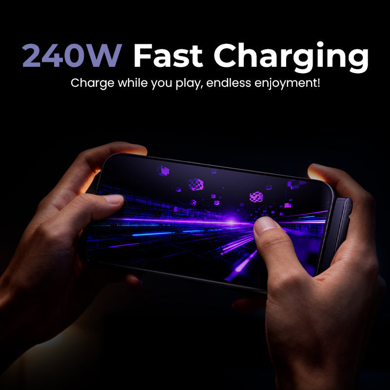 PowerStand Pro | Super câble de charge 2 en 1, Type C - 240W - avec support