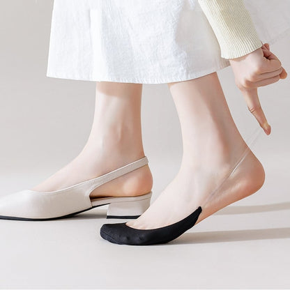 Confort de Plume | Chaussettes Invisibles Anti-Ampoule : 5 Paires