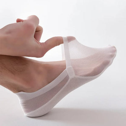 ZéroGlisse | Chaussettes Invisibles Anti-Glisse Respirantes : 3 paires