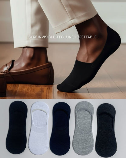 ZéroGlisse | Chaussettes Invisibles Anti-Glisse Respirantes : 3 paires