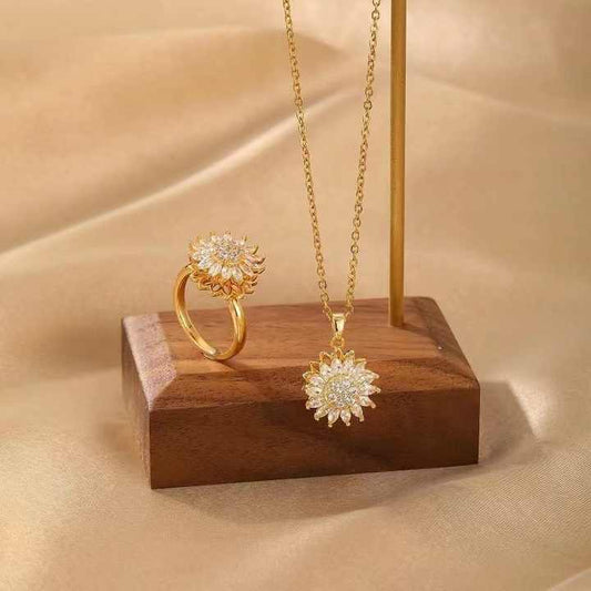 Ensemble Collier + Bague | Soléa Éternelle