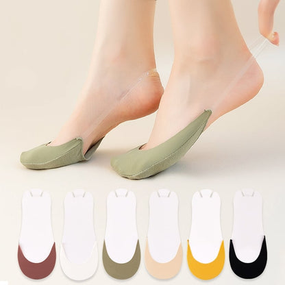 Confort de Plume | Chaussettes Invisibles Anti-Ampoule : 5 Paires