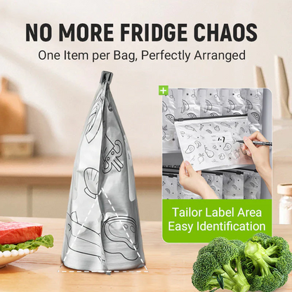 Sachets de Conservation Alimentaire Réutilisable| FraîchPlus