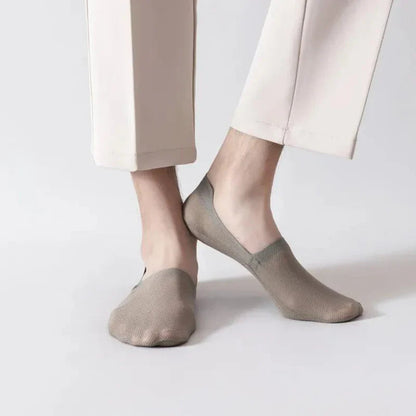 ZéroGlisse | Chaussettes Invisibles Anti-Glisse Respirantes : 3 paires
