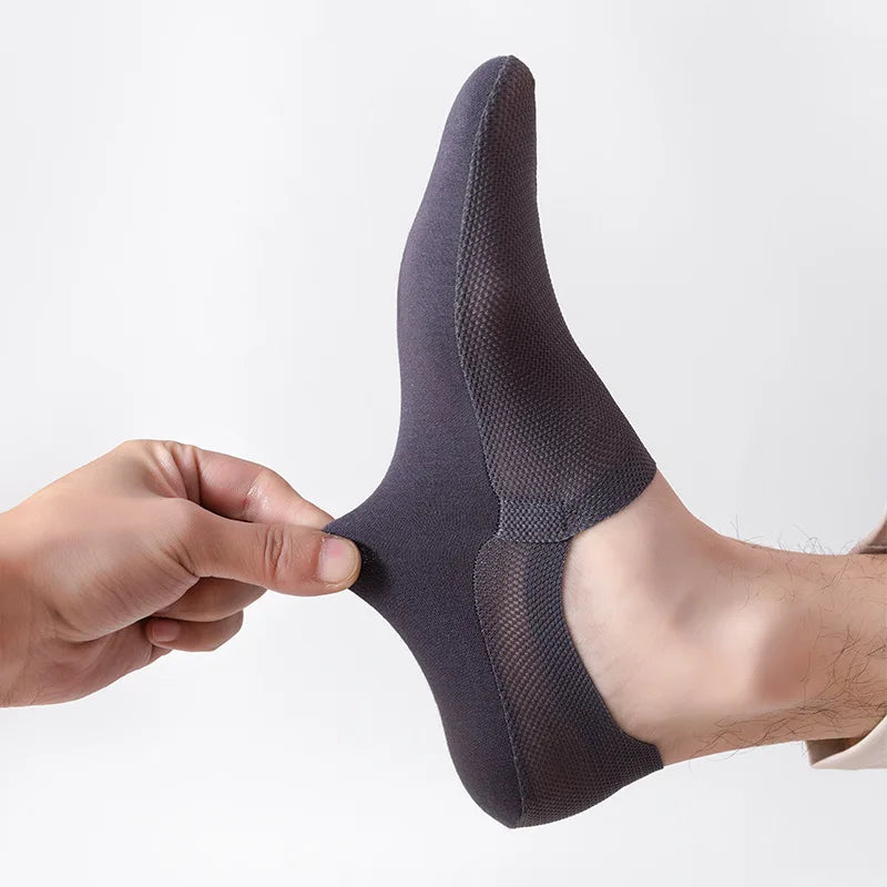 ZéroGlisse | Chaussettes Invisibles Anti-Glisse Respirantes : 3 paires