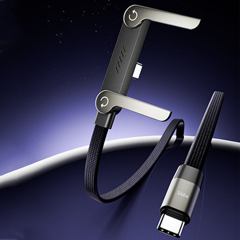 PowerStand Pro | Super câble de charge 2 en 1, Type C - 240W - avec support